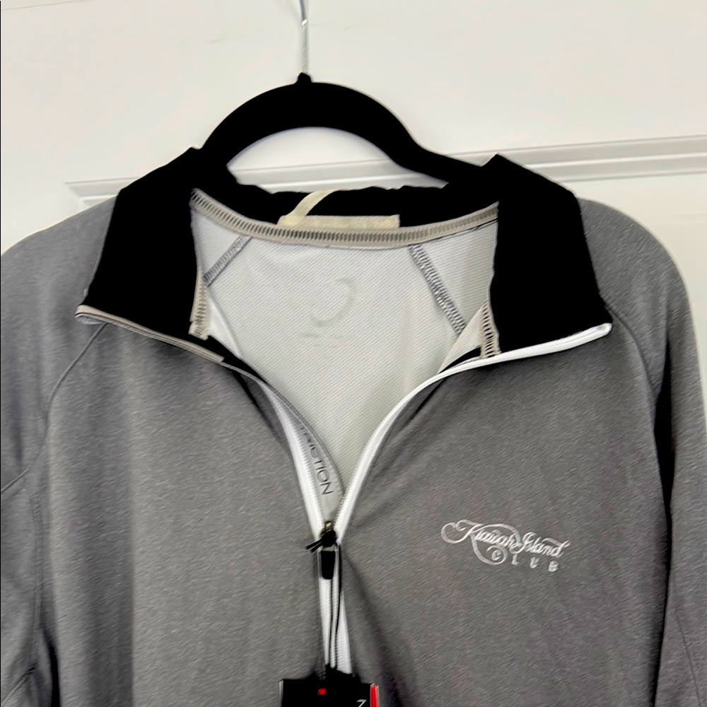 Gray Zero Restriction Kiawah Island Club Quarter-Zip Sweatshirt